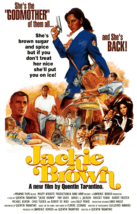 Jackie Brown retro poster